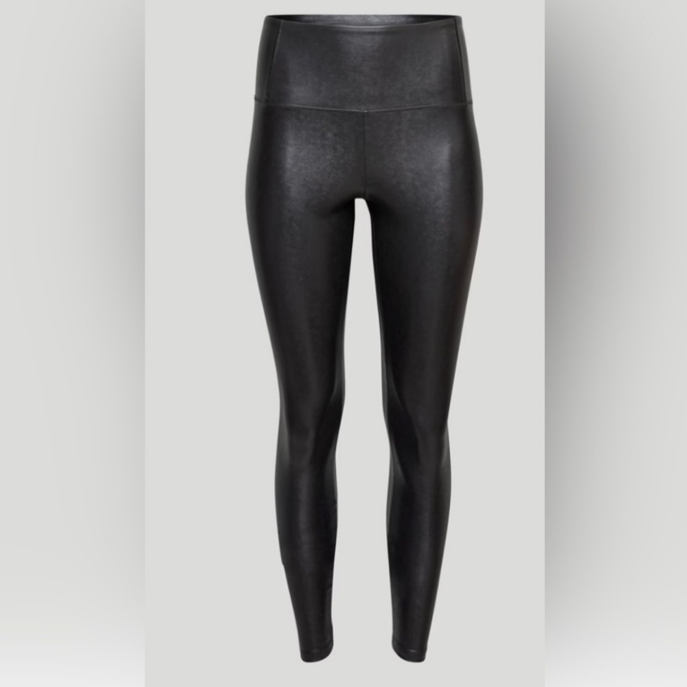 Aritzia Black Faux Leather Leggings Xs